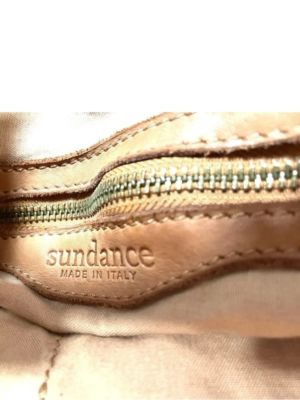 Sundance woven Italian leather bag purse - Picture 7 of 11